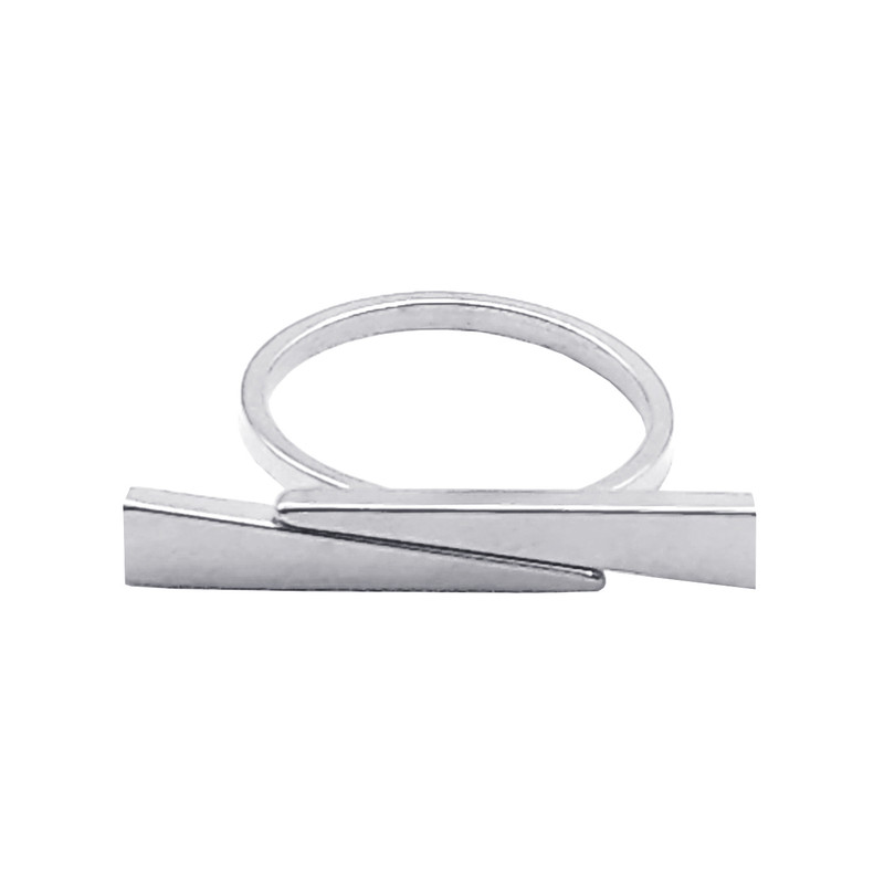 انگشتر زنانه مدل مثلث كد RNG22-SV