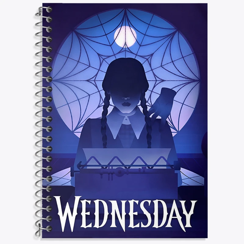 دفتر لغت 50 برگ خندالو طرح ونزدی (Wednesday) کد N2711