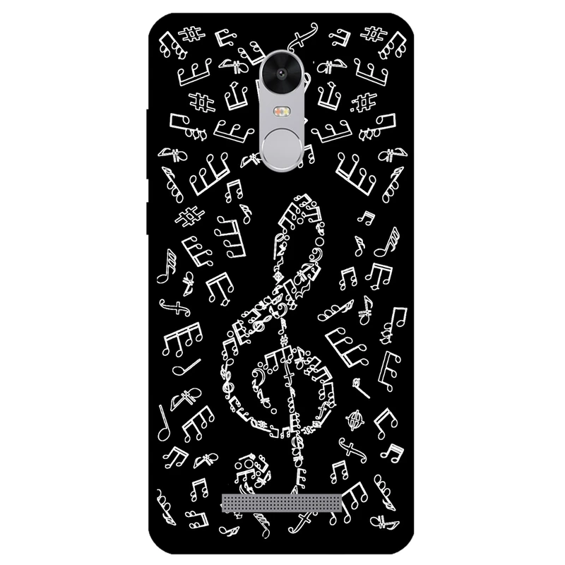 کاور مگافون طرح نوت موسیقی مدل 1370 مناسب برای گوشی موبایل شیائومی Redmi Note 3 