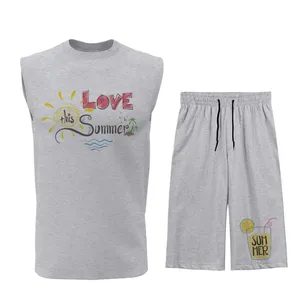 ست تاپ و شلوارک مردانه مدل S149G