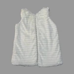 جلیقه رسمی دخترانه مدل مخمل راه راه