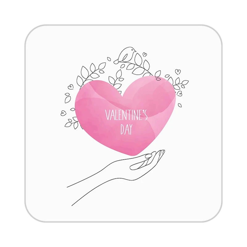 زیر لیوانی کاکتی طرح عاشقانه مدل mp40465