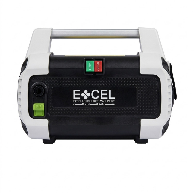 کارواش صنعتی برقی اکسل مدل EX1500 با توان 1400 وات، فشار 120 بار، دبی آب 5 لیتر در دقیقه و قابلیت مکش خودکار آب