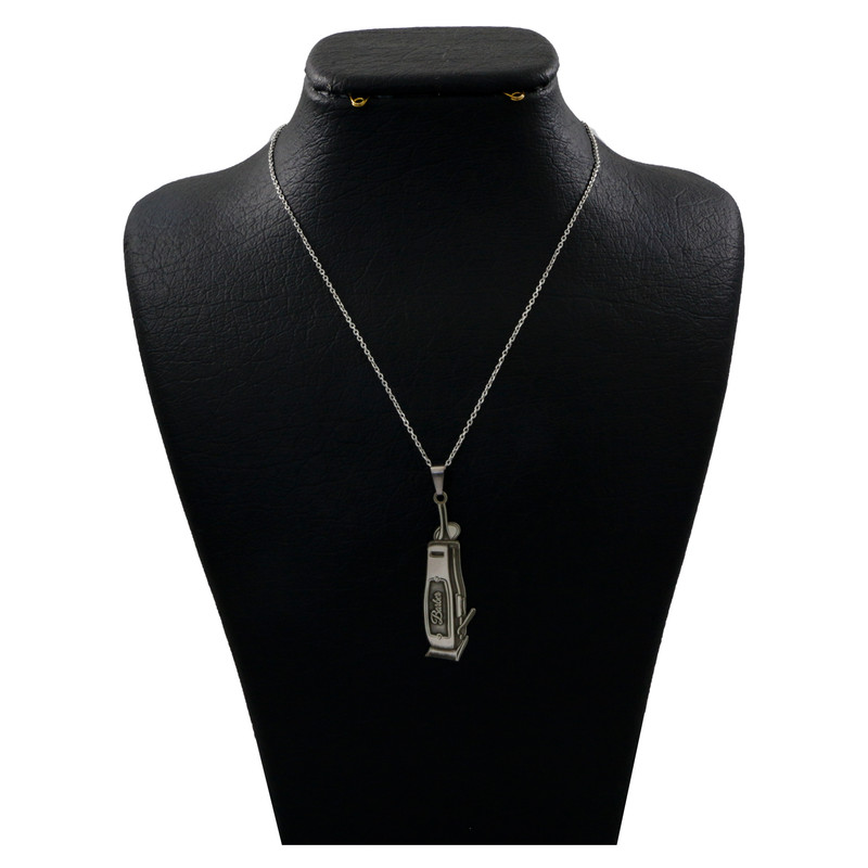 گردنبند نقره مردانه دلی جم طرح موزر کد D 293