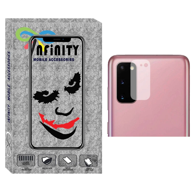محافظ لنز دوربین اینفینیتی مدل Inl-01 مناسب برای گوشی موبایل سامسونگ Galaxy S 20 PLUS