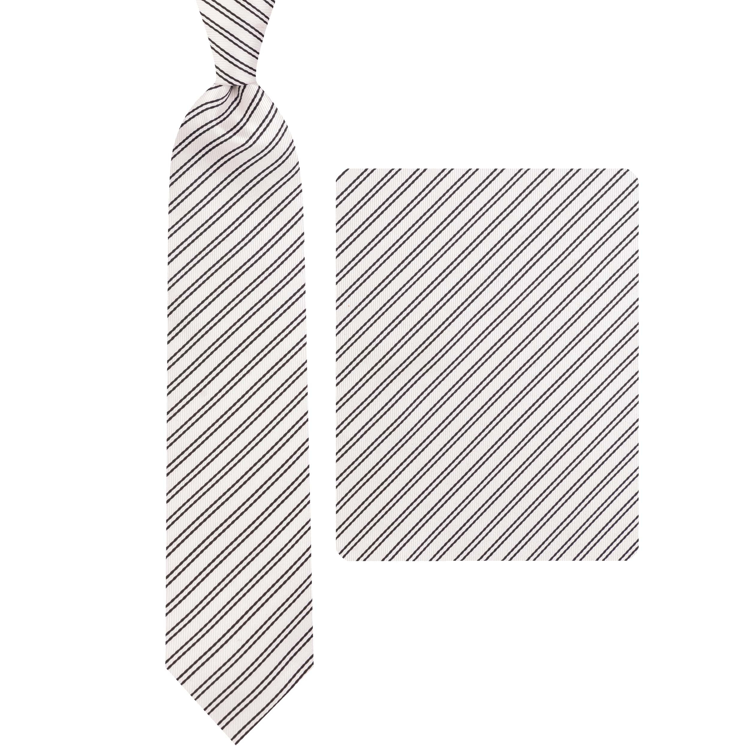 ست کراوات و دستمال جیب مردانه مدل GF-ST1791-GR 