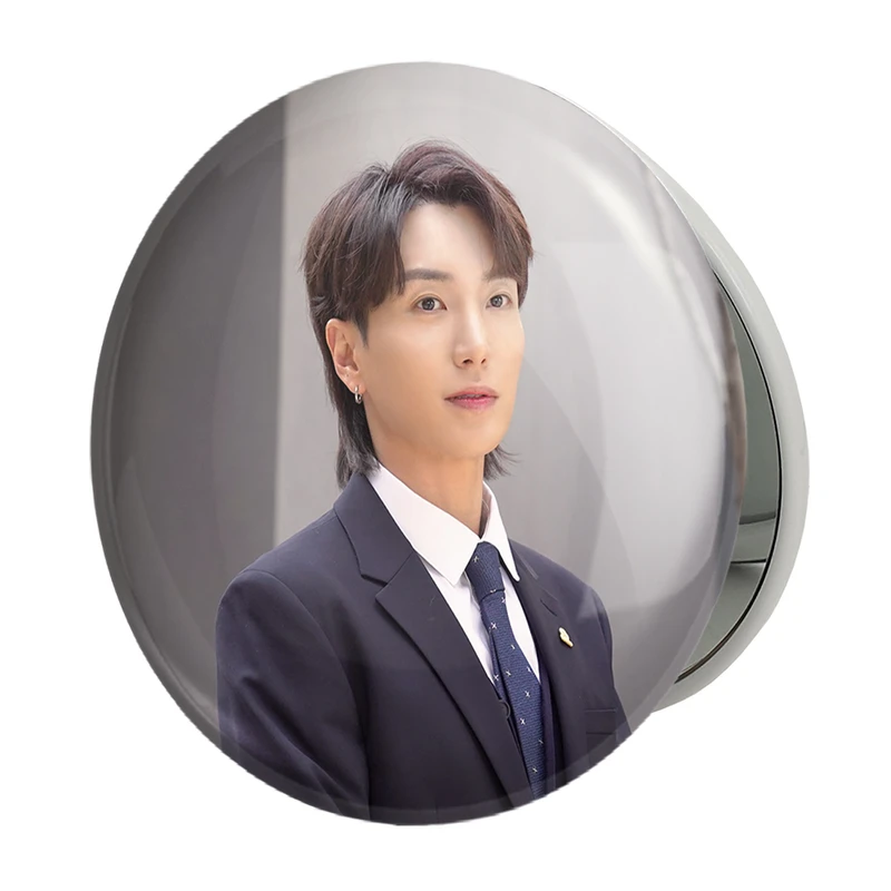 آینه جیبی خندالو طرح لیتوک گروه سوپر جونیور Super Junior مدل تاشو کد 12183