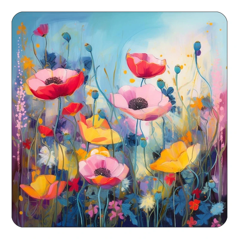 مگنت کاکتی طرح نقاشی رنگ روغن مدل mp71331