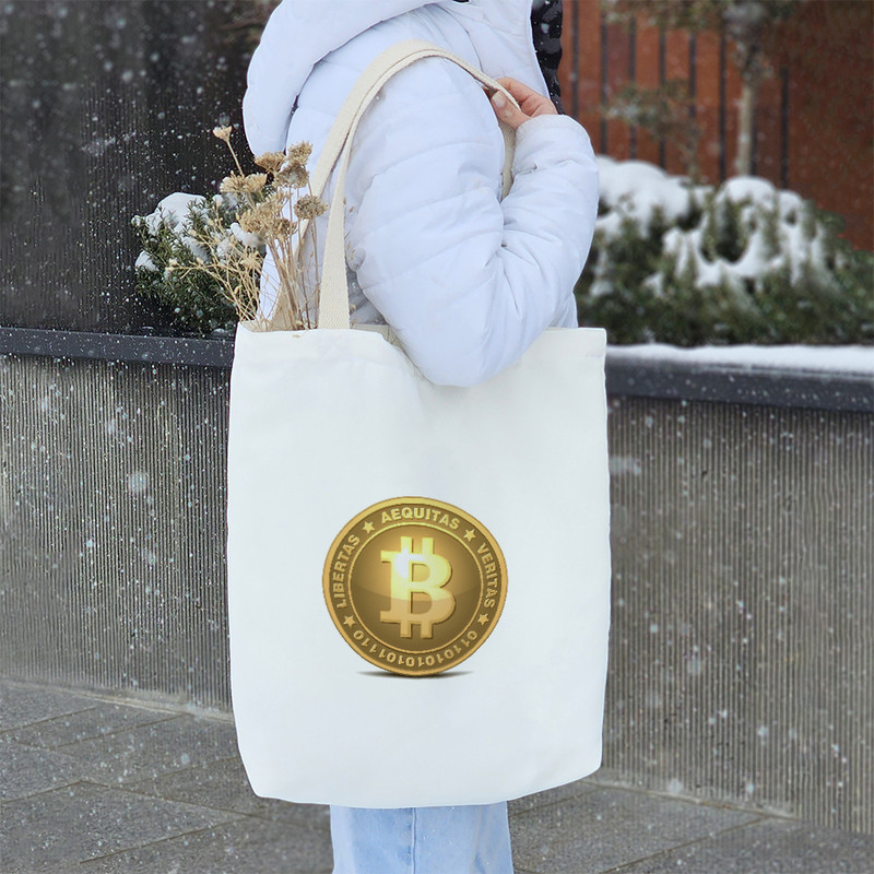 ساک خرید خندالو طرح بیت کوین کد 825