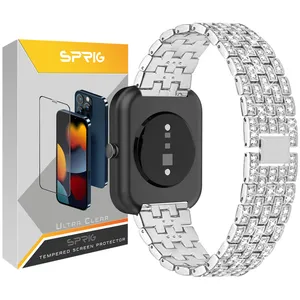 بند اسپریگ مدل Diamond مناسب برای ساعت هوشمند شیائومی Amazfit GTS 1 / GTS 2 / GTS 2 mini / GTS 2e / GTS 3 / GTS 4 / GTS 4 mini