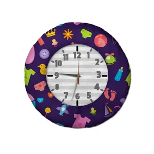 ساعت دیواری کودک شمسه نگار مدل مینیمال