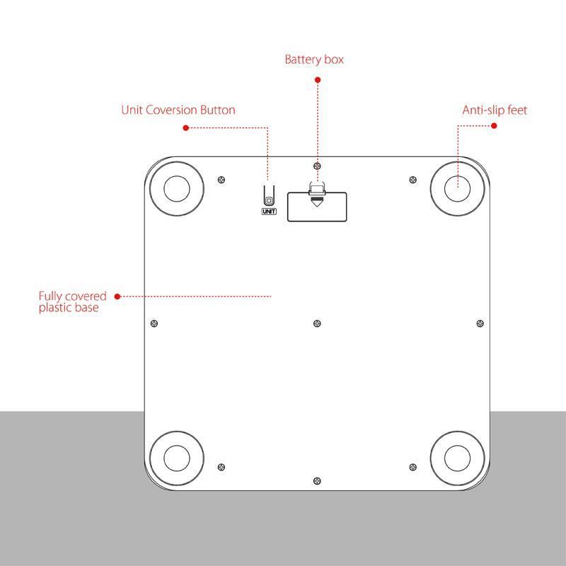 ترازو دیجیتال کمری مدل home scales -  - 2