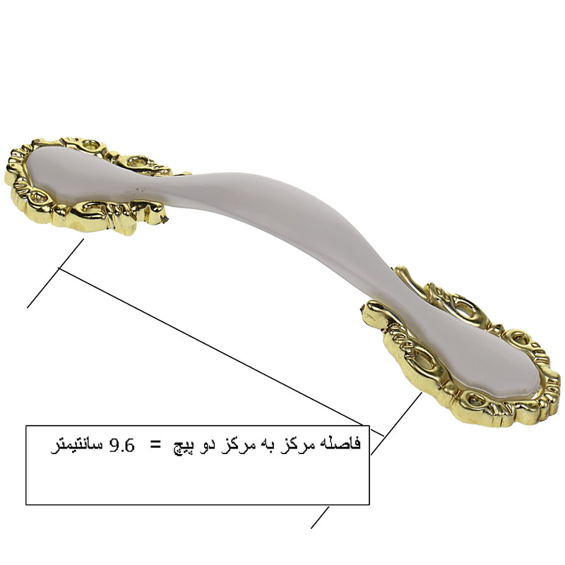 دستگیره کابینت مدل NR96 بسته 5 عددی