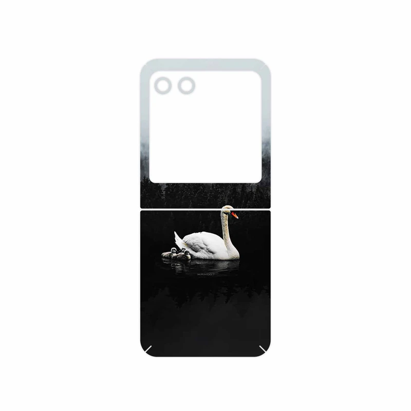 برچسب پوششی ماهوت مدل Swan_Lake مناسب برای گوشی موبایل موتورولا Razr 40 Ultra