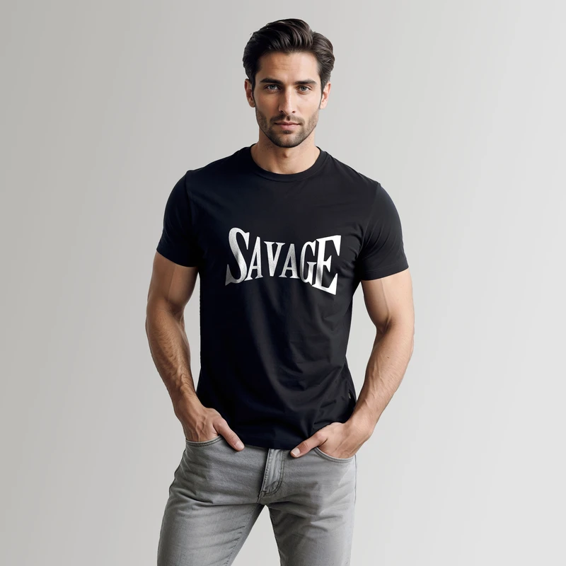 تی شرت آستین کوتاه مردانه مدل 14030703a