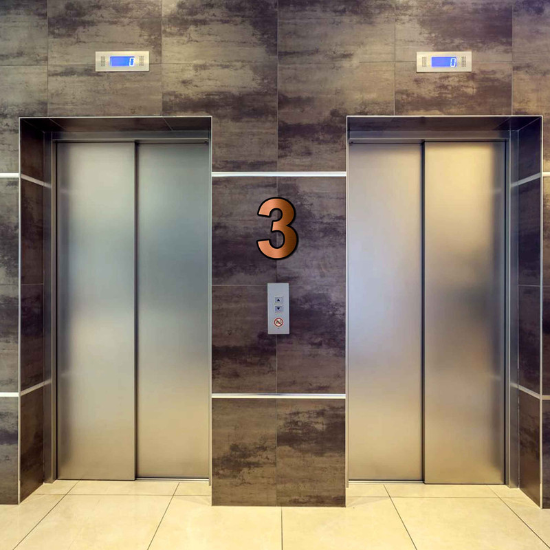 تابلو راهنما آژنگ طرح مستطیل مدل شماره و اعداد کد NUC-1-428