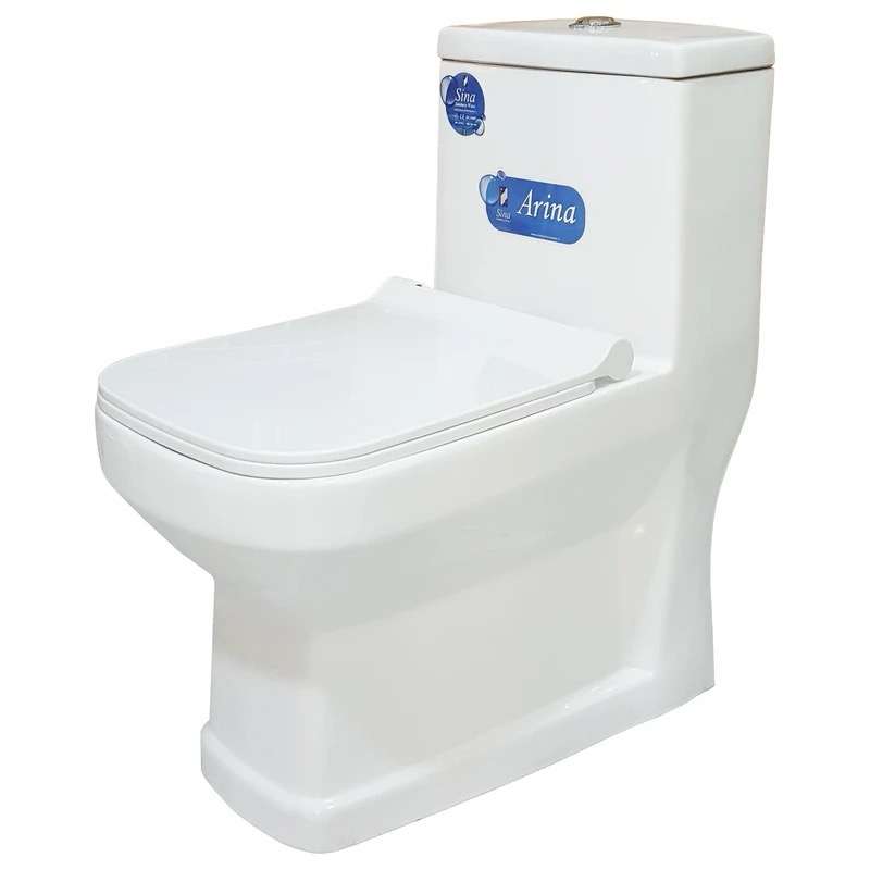 توالت فرنگی دو زمانه سینا چینی مدل آرینا