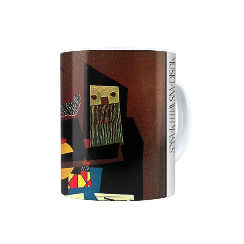 ماگ ترمه طراحان ایده مدل نوازنده ها با ماسک از پیکاسو کد art0339