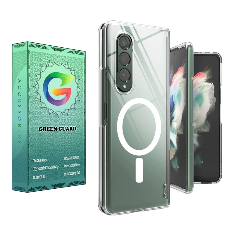 کاور گرین گارد مدل CR_Magsafe کد Clear 47 مناسب برای گوشی موبایل سامسونگ Galaxy Z Fold 3