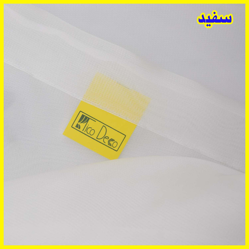 پرده تیکو دکو مدل دوخت ساده حریر شاین ژرسه سایز 280x500 سانتی‌متر