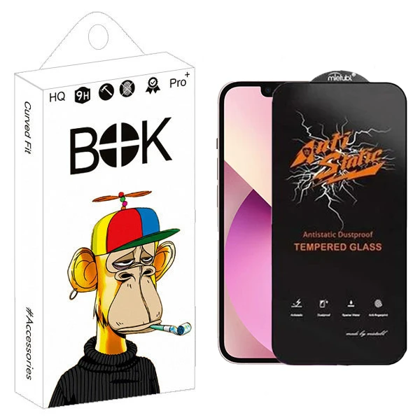 محافظ صفحه نمایش بوک مدل Antistatic Glavers مناسب برای گوشی موبایل اپل Iphone 13 mini