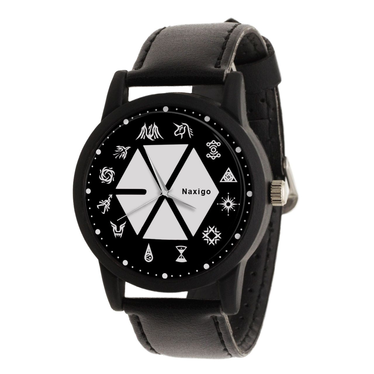 ساعت مچی عقربه ای ناکسیگو طرح EXO کد LF4191 -  - 1