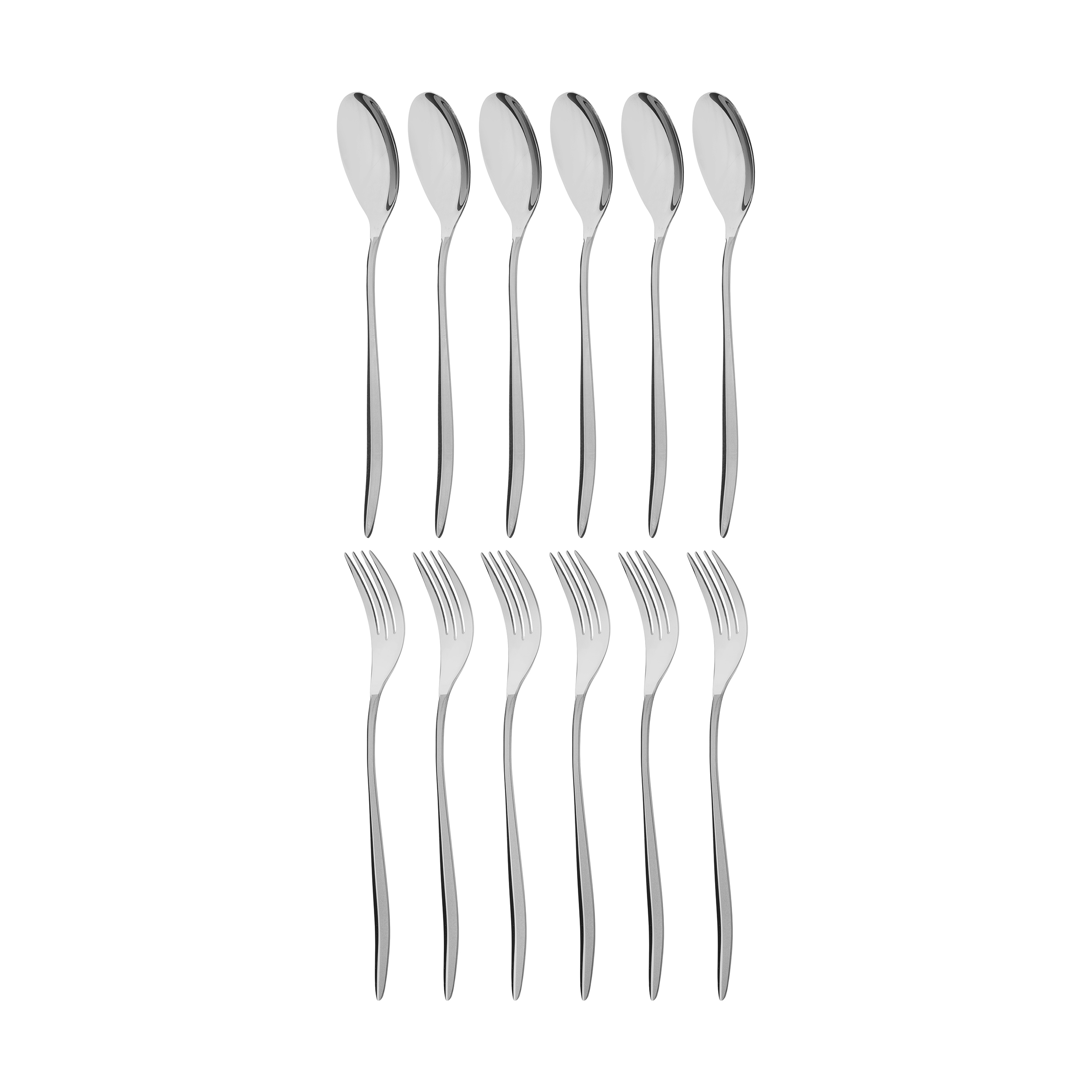 سرویس قاشق و چنگال 12 پارچه فونیکس مدل DS044