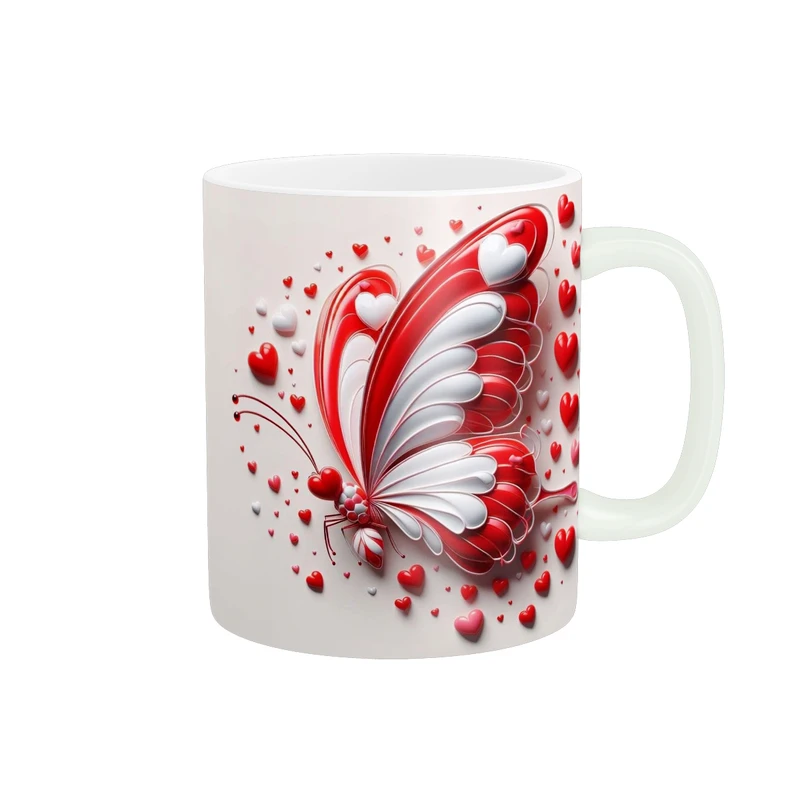 ماگ پاد آفرین طرح پروانه کد 956