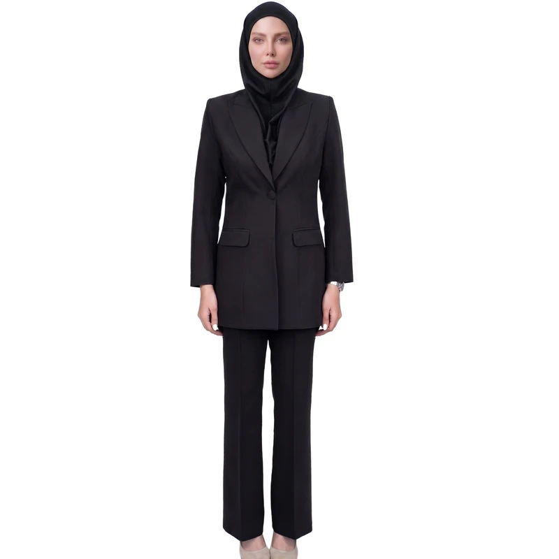 مانتو و شلوار زنانه یقه انگلیسی فیونا کد 547