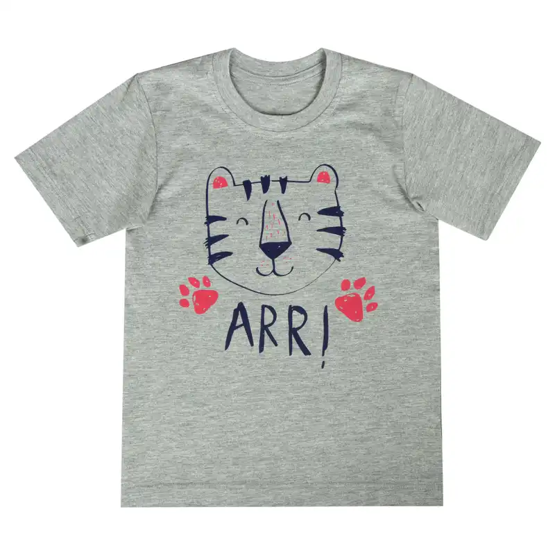 تی شرت آستین کوتاه پسرانه آریان نخ باف مدل 4861