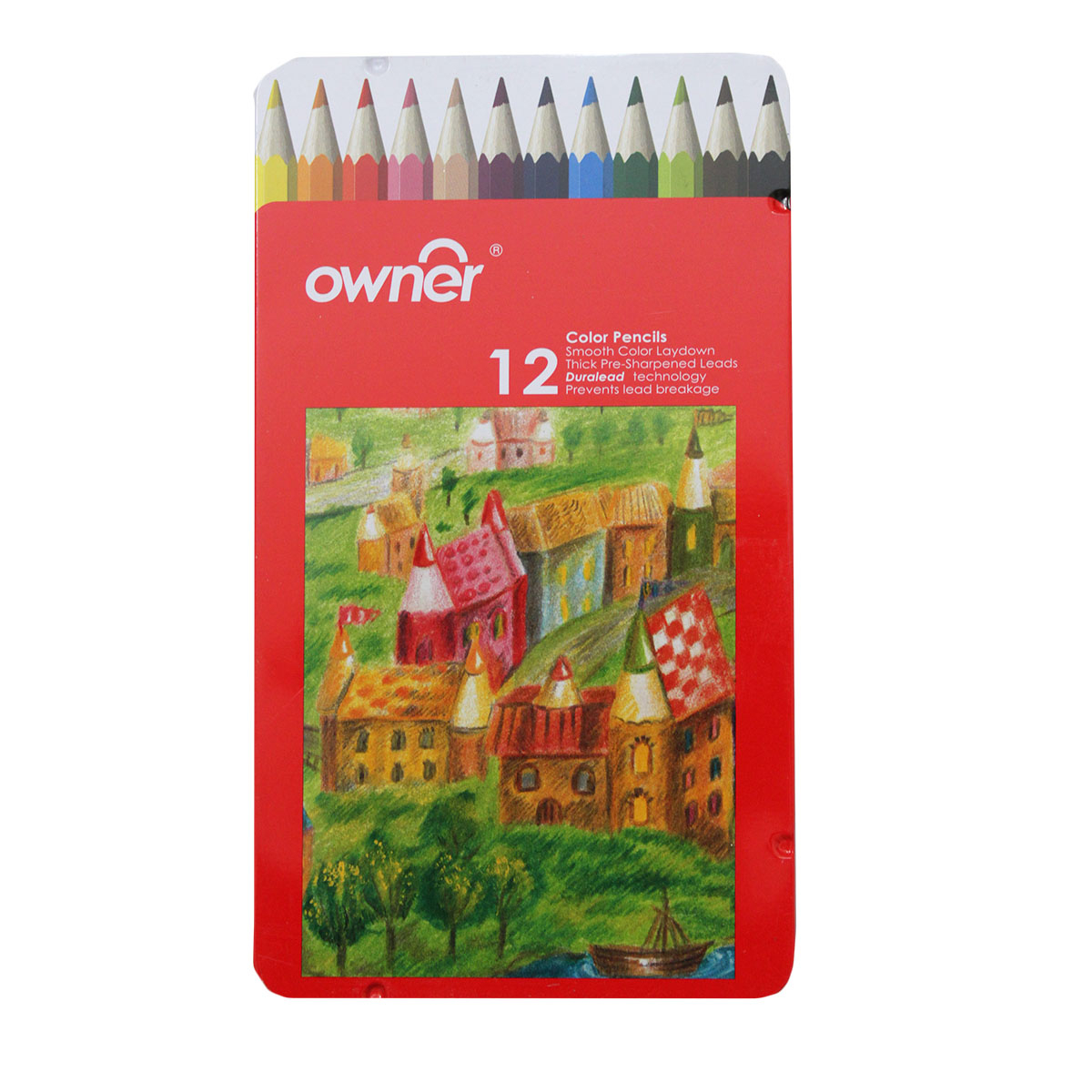 مداد رنگی 12 رنگ اونر مدل RM12 کد 2