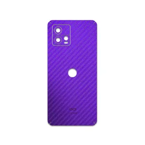 MAHOOT Purple-Fiber Cover Sticker for Motorola Moto G72