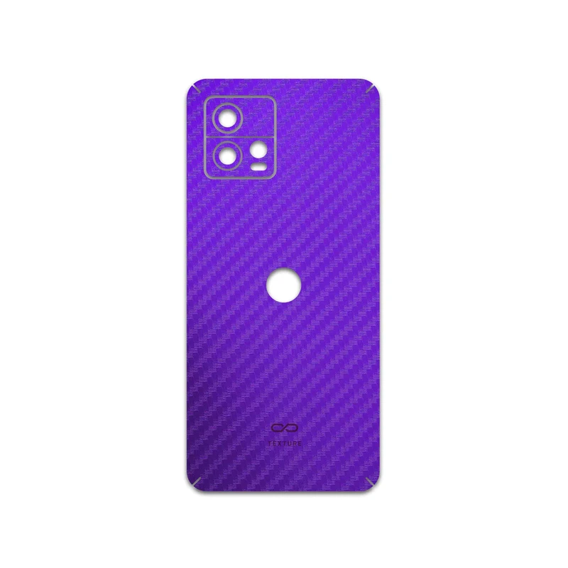 برچسب پوششی ماهوت مدل Purple-Fiber مناسب برای گوشی موبایل موتورولا Moto G72