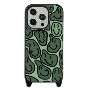 AKAM AMCWLA14PRO-HAPPY FACE3 Cover For Apple iPhone 14 Pro