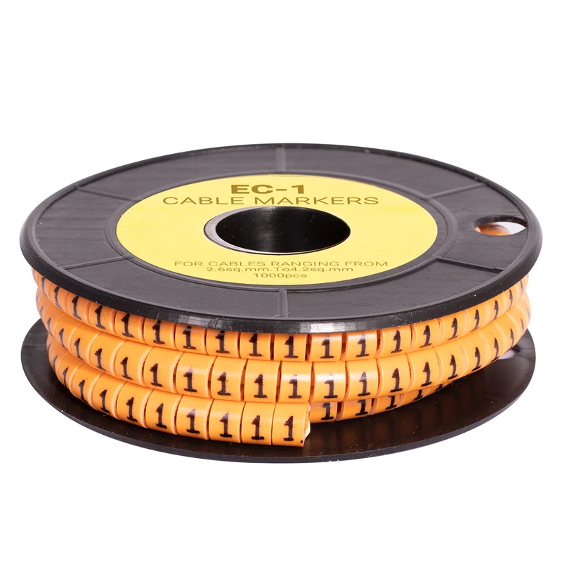 شماره سیم حلقوی مدل EC-1-1 بسته 1000 عددی