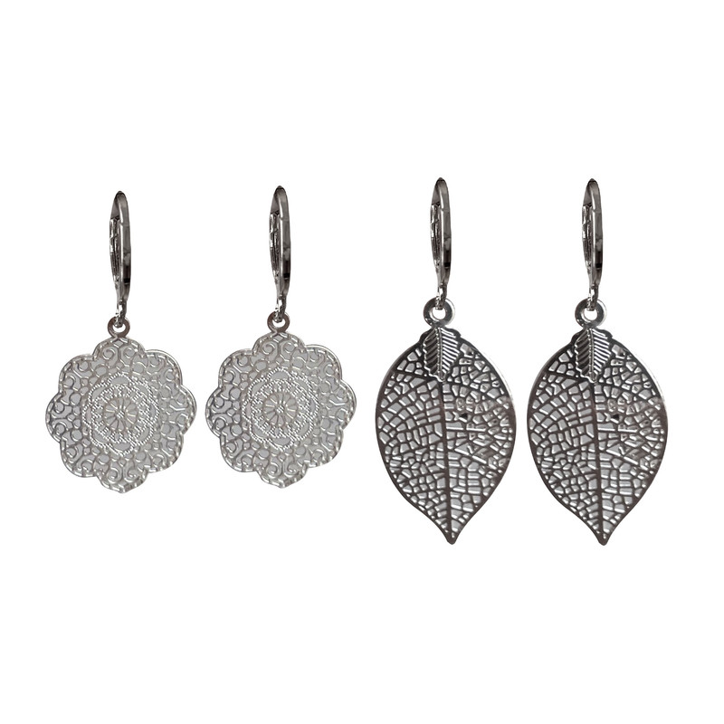 گوشواره زنانه اکسسورایز مدل AE1286-017 مجموعه 2 عددی