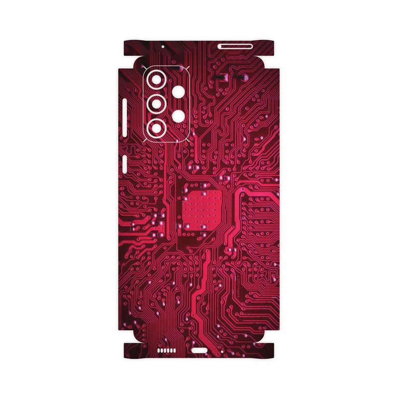 برچسب پوششی ماهوت مدل Red-Printed-Circuit-Board-FullSkin مناسب برای گوشی موبایل سامسونگ Galaxy A33 5G