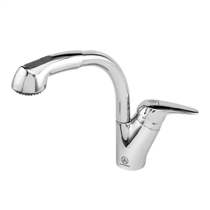 شیر آشپزخانه شیرآلات بهداشتی قهرمان مدل آرمال