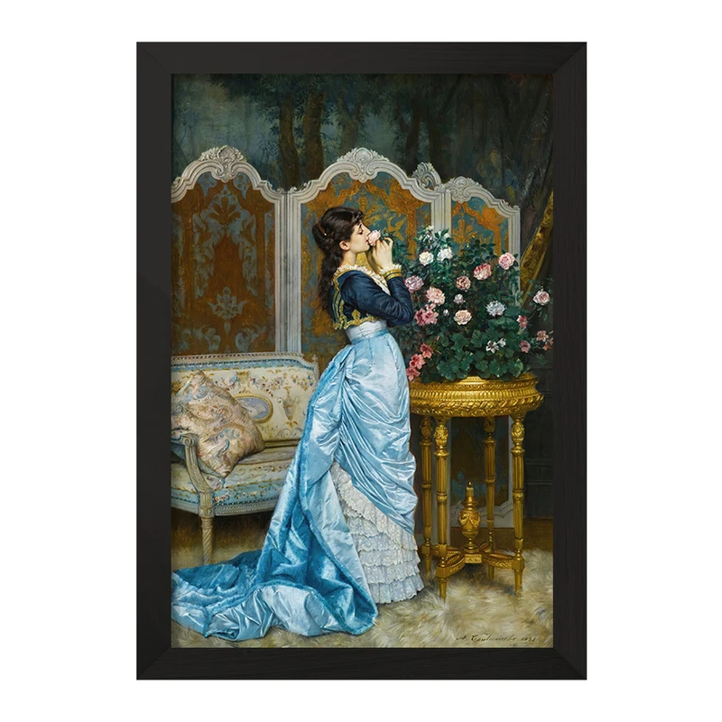 تابلو خندالو مدل نقاشی رویای روز اثر آگوست تولموش کد F12282