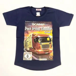 تی شرت آستین کوتاه پسرانه جوانک مدل scania 5065