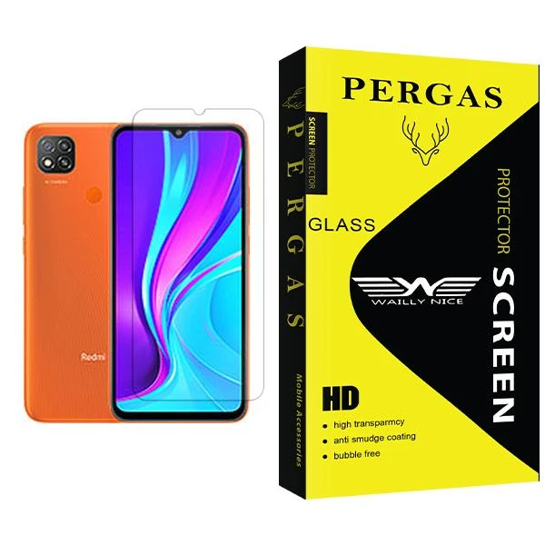 محافظ صفحه نمایش وایلی نایس مدل Pergas Glass MIX001 مناسب برای گوشی موبایل شیائومی Redmi 9 (India)