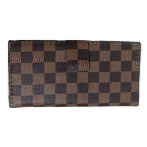 کیف پول چرمی مدل دستدوز شطرنجی کد CCH-00