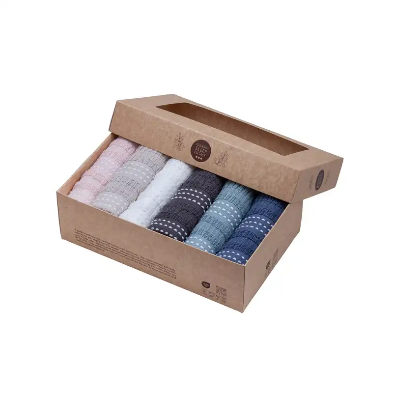 حوله دست و صورت خانه خواب اورنگ مدل آلین سایز 50×30 سانتی متر بسته 6 عددی