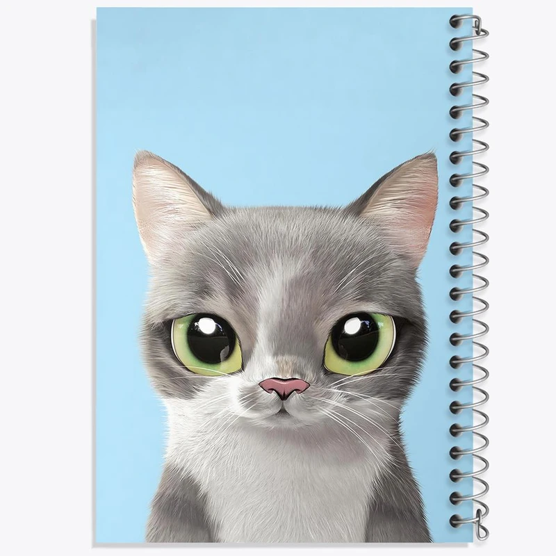دفتر نقاشی 50 برگ خندالو مدل گربه کد 28312