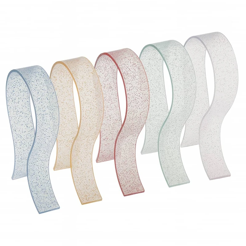 پایه نگهدارنده هدفون مدل MJ بسته ۵ عددی شفاف اکلیلی