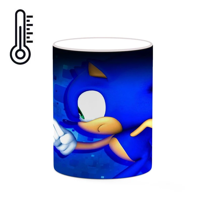 ماگ حرارتی کاکتی مدل بازی سونیک Sonic The Hedgehog کد mgh30233
