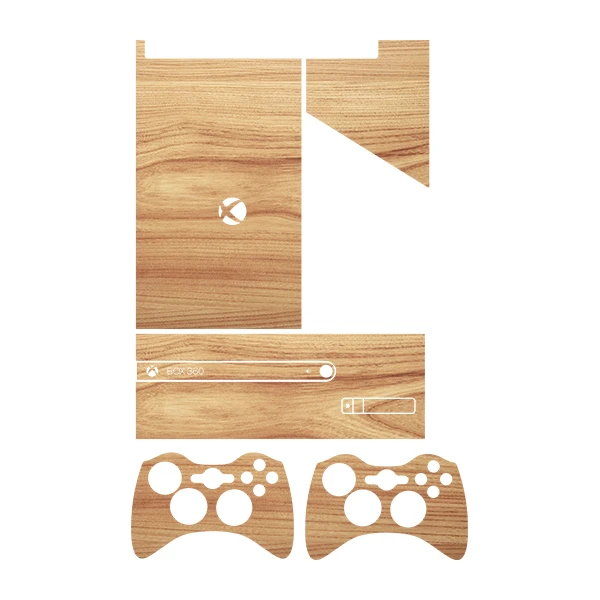 برچسب ایکس باکس 360 سوپر اسلیم توییجین وموییجین مدل Wood 05 مجموعه 5 عددی