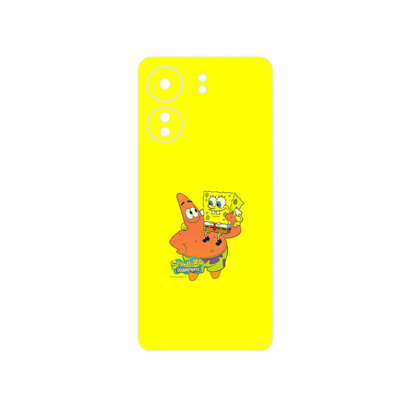 برچسب پوششی ماهوت مدل SpongeBob SquarePants مناسب برای گوشی موبایل شیائومی Redmi 13C