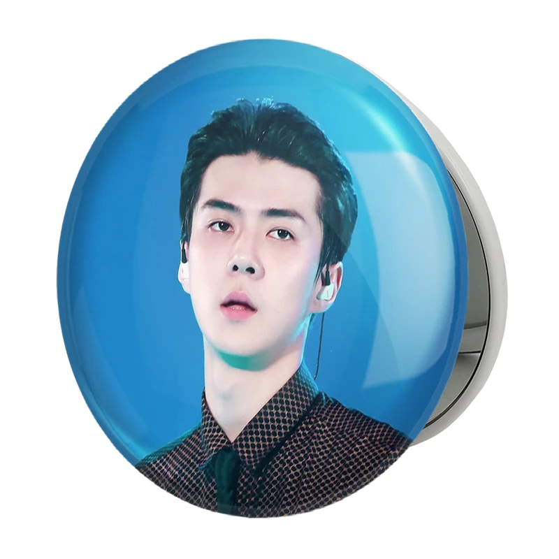 آینه جیبی خندالو طرح سهون گروه اکسو EXO مدل تاشو کد 13470 