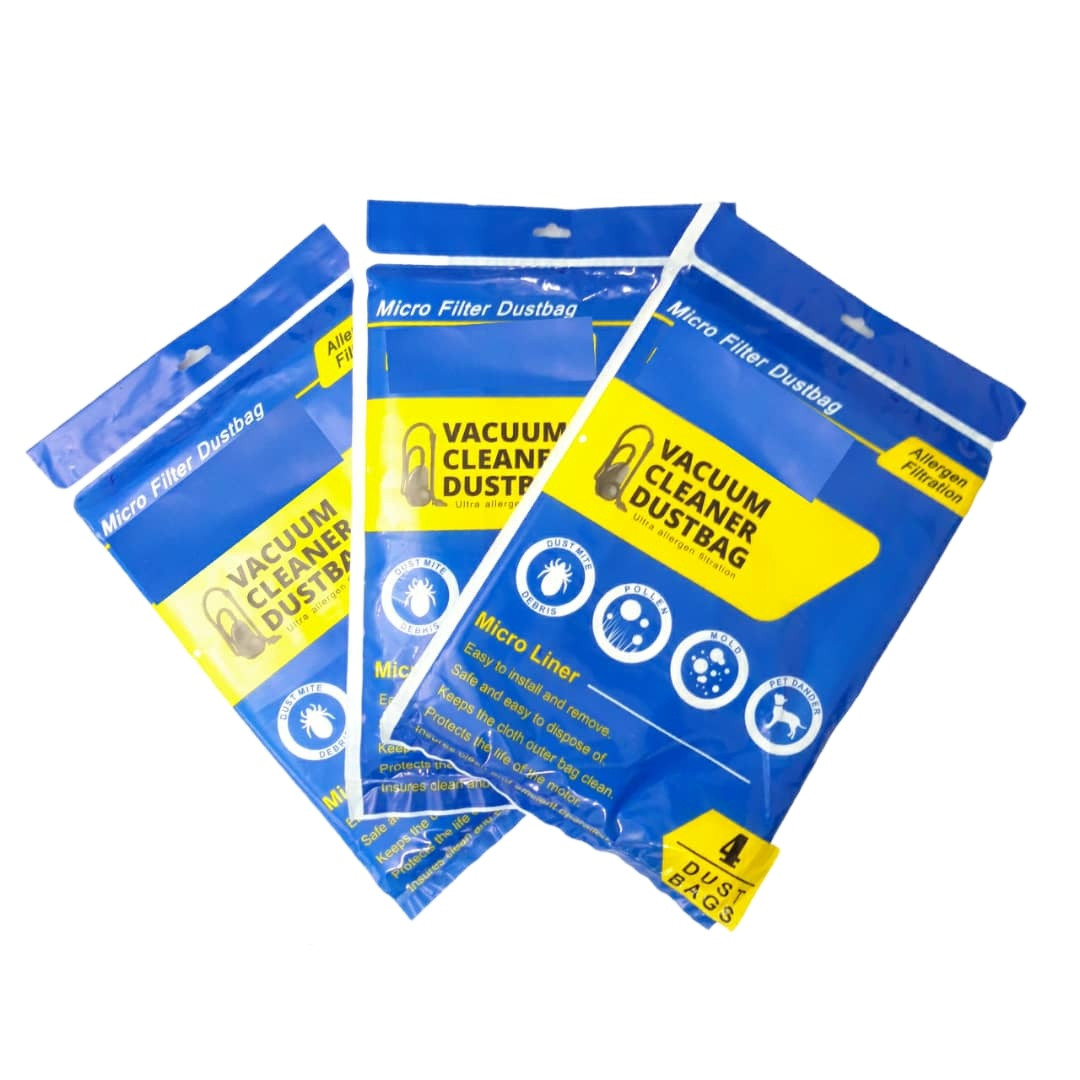 پاکت جاروبرقی مدل Micro مناسب برای جاروبرقی ال جی 6200 سه بسته ی 4 عددی